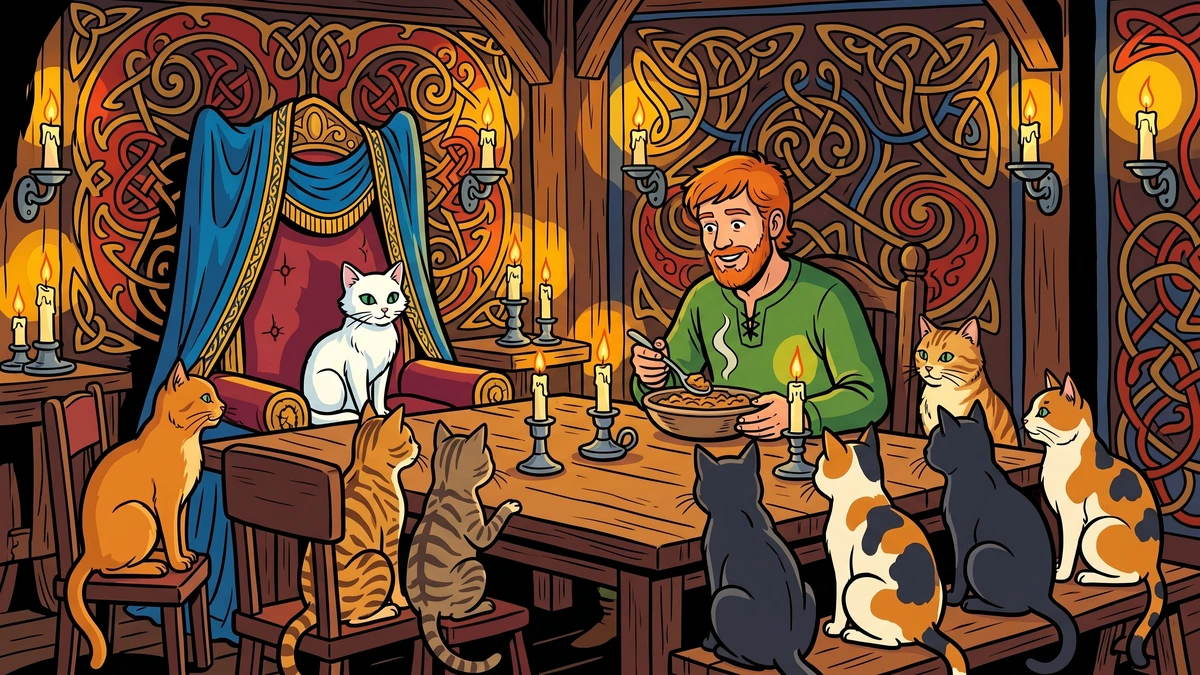 Scene 2 — The Little White Cat