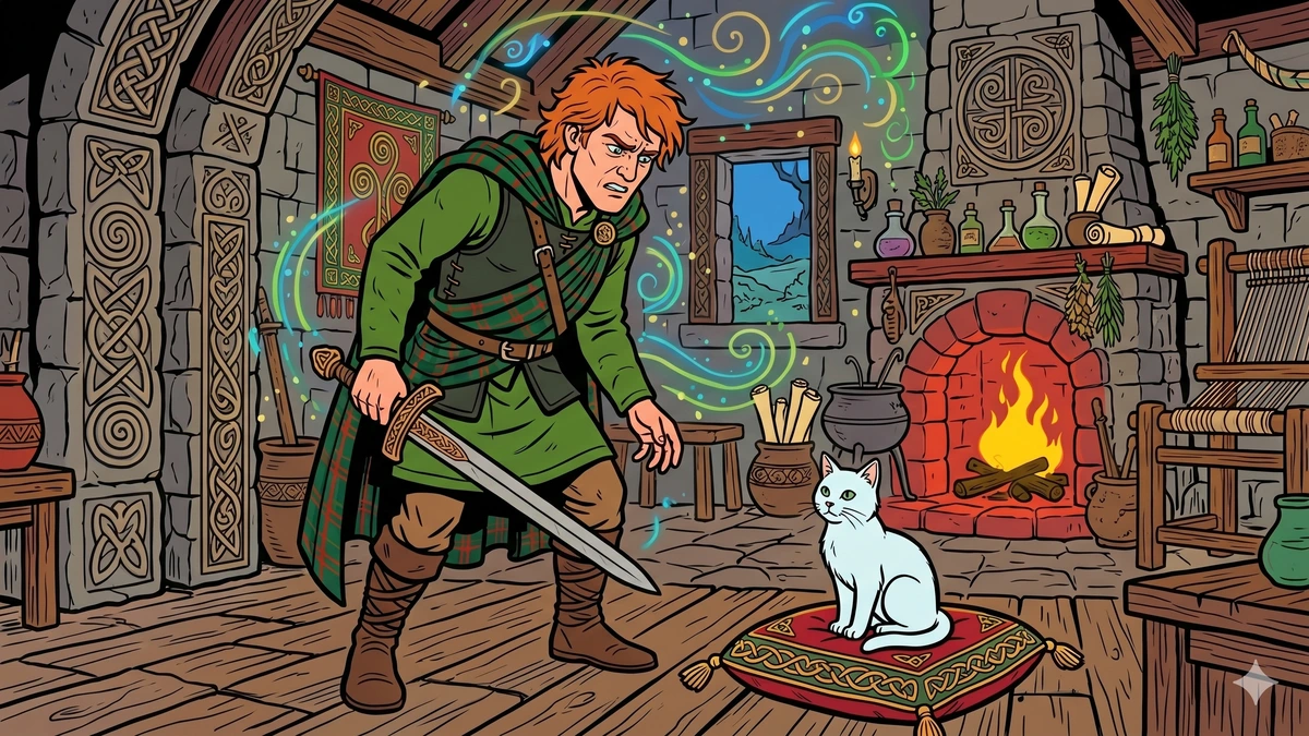 Scene 4 — The Little White Cat
