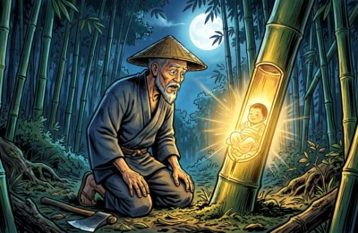 The Bamboo-Cutter And The Moon-Child