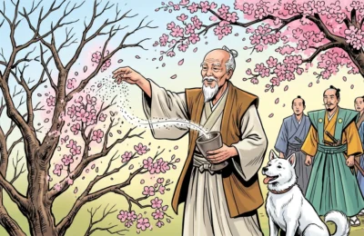 The Story Of The Old Man Who Made Withered Trees To Flower