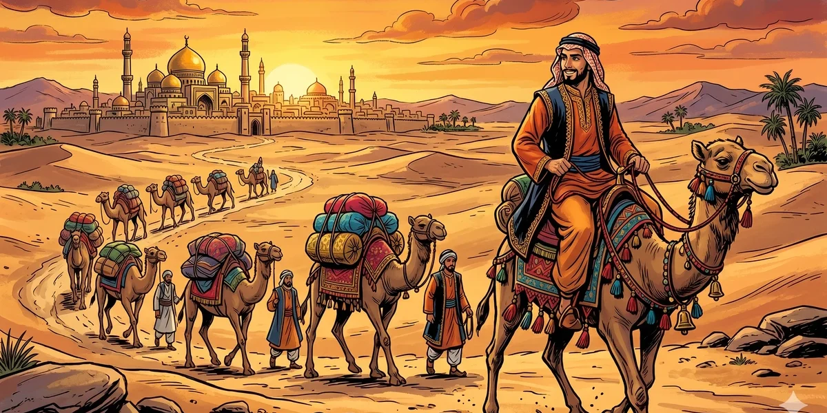 Commencing With Part Of The Thirty-Sixth Night, And Ending With Part Of - Cover - Amar Chitra Katha Style