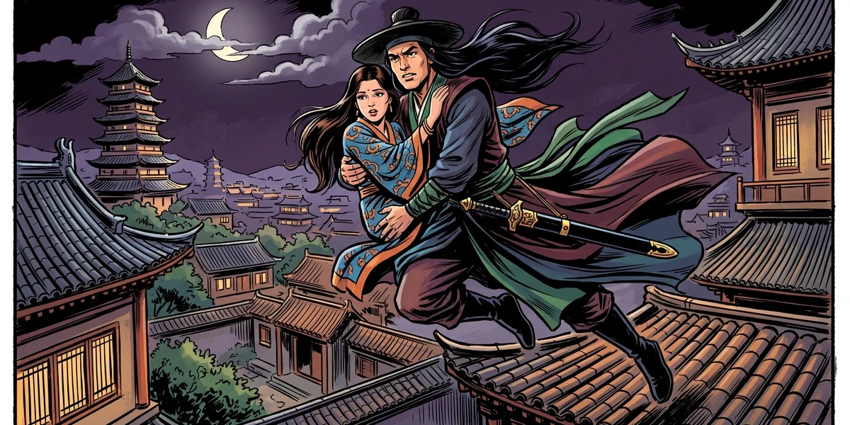 How Molo Stole The Lovely Rose-Red - Cover - Amar Chitra Katha Style