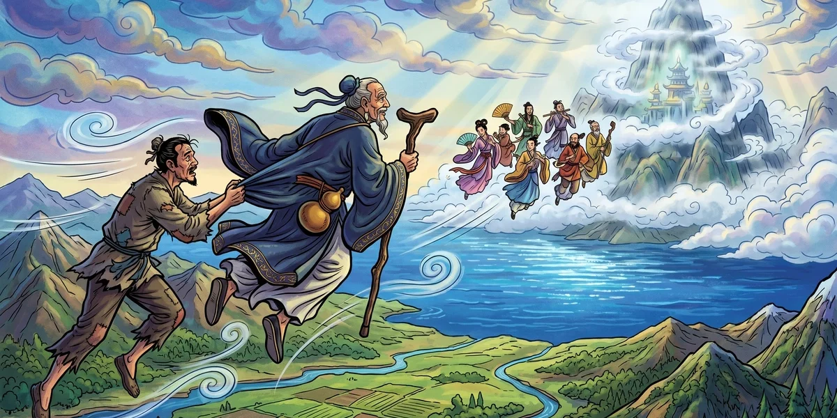 The Eight Immortals (Ii) - Cover - Amar Chitra Katha Style