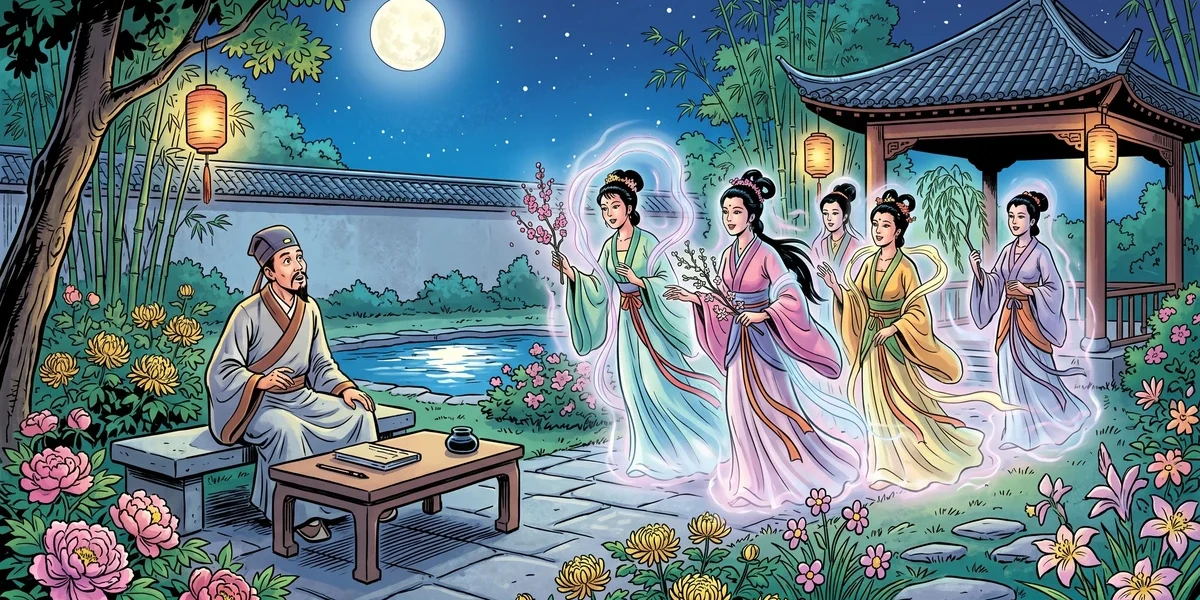 The Flower-Elves - Cover - Amar Chitra Katha Style