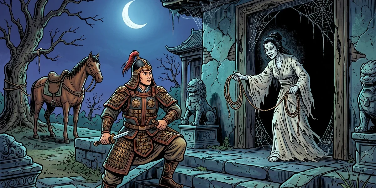The Ghost Who Was Foiled - Cover - Amar Chitra Katha Style