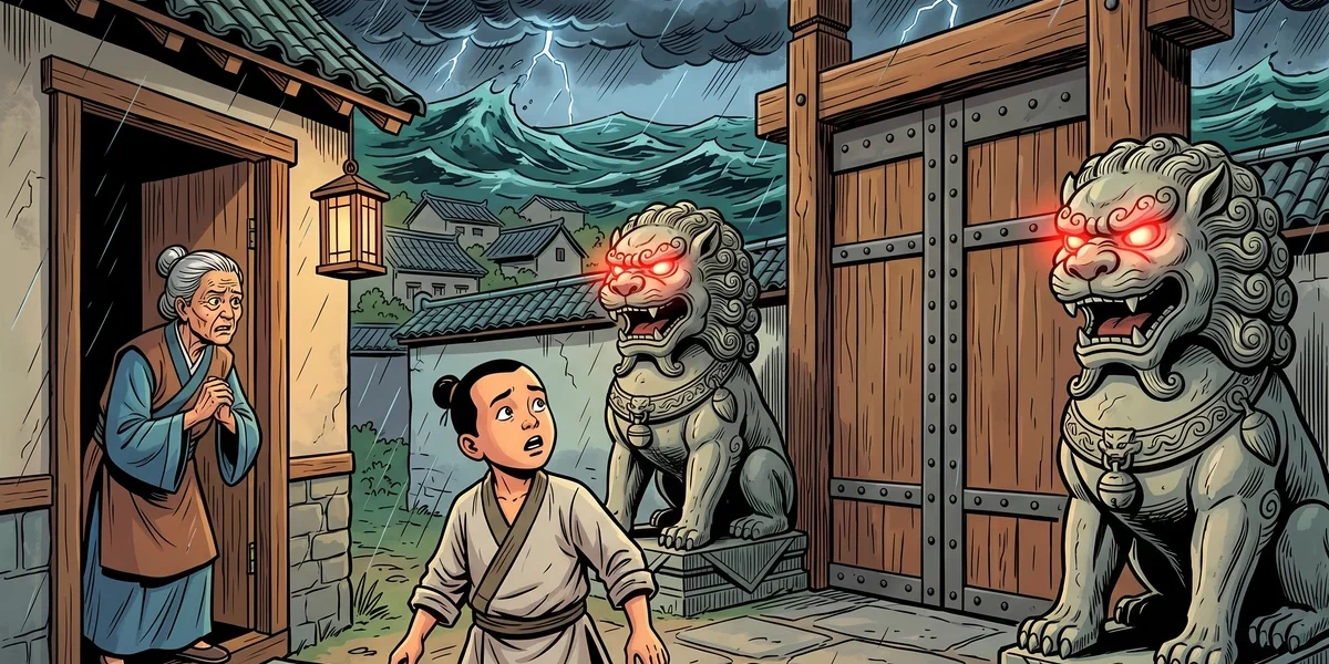 The Great Flood - Cover - Amar Chitra Katha Style