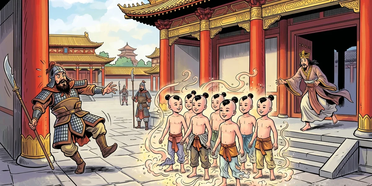 The King Of Huai Nan - Cover - Amar Chitra Katha Style
