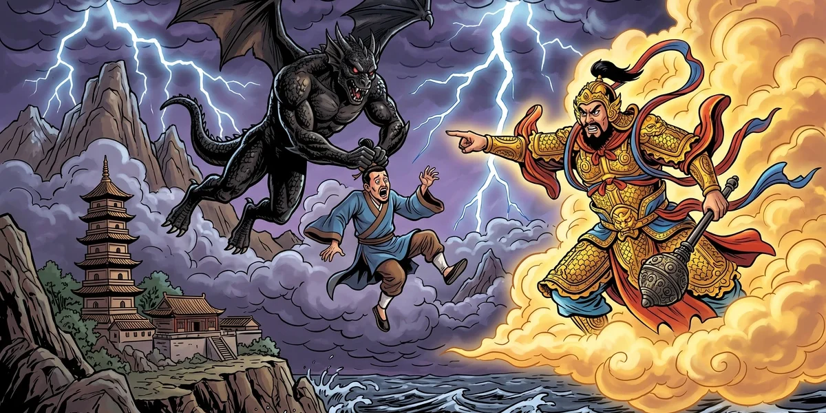 The Spirit Of The Wu-Lian Mountain - Cover - Amar Chitra Katha Style