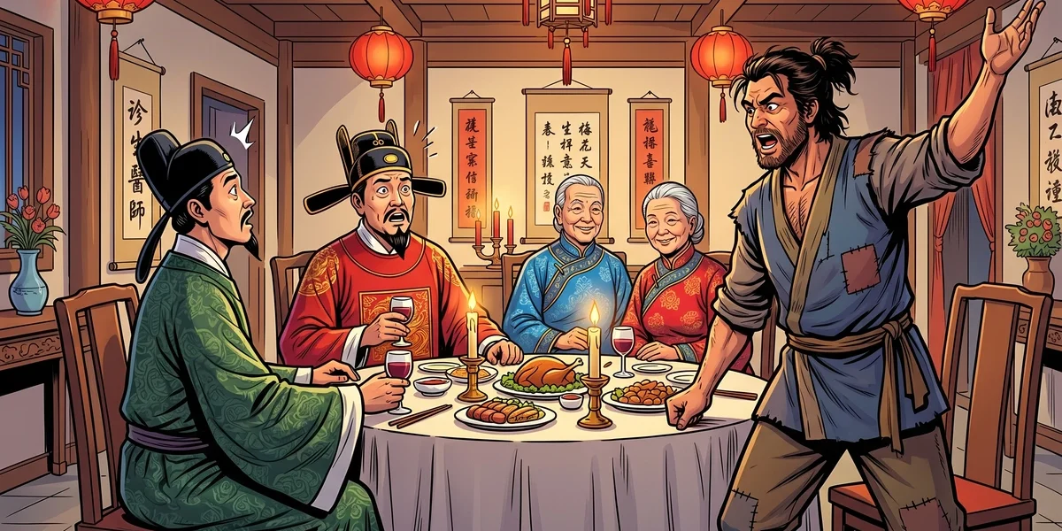 The Three Rhymsters - Cover - Amar Chitra Katha Style