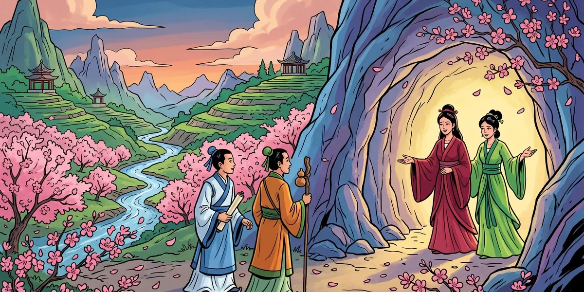 The Two Scholars - Cover - Amar Chitra Katha Style