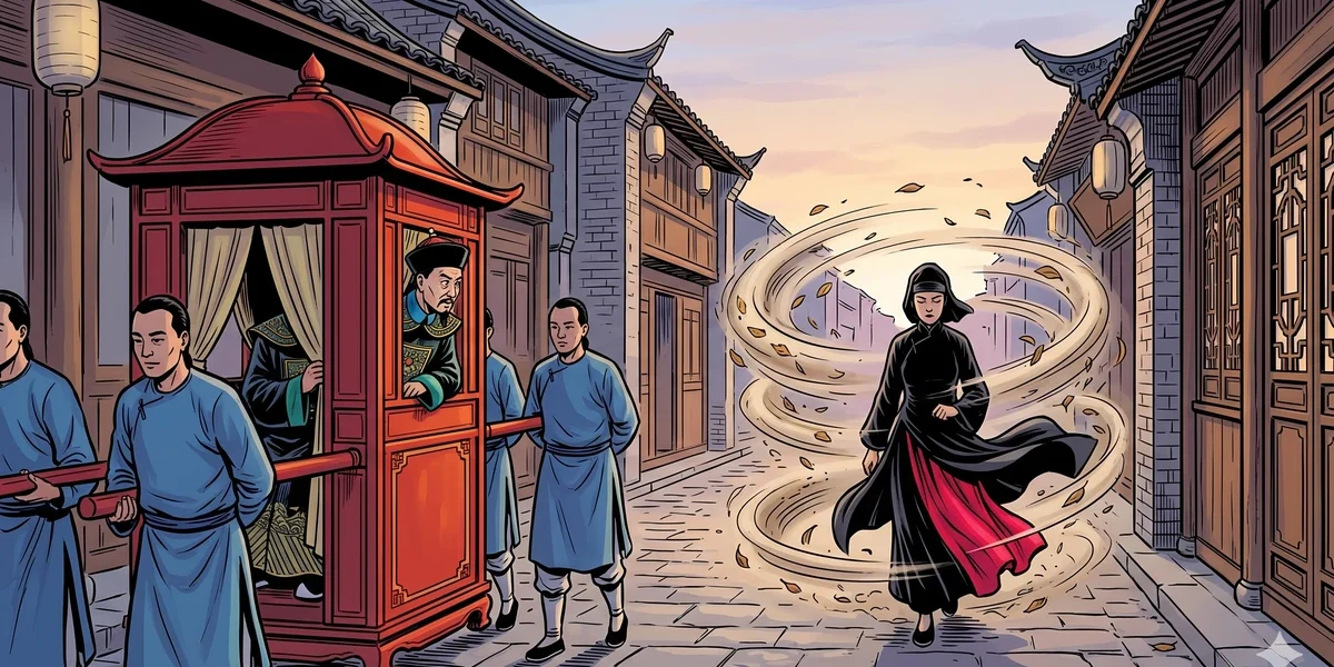 The Widow Ho - Cover - Amar Chitra Katha Style