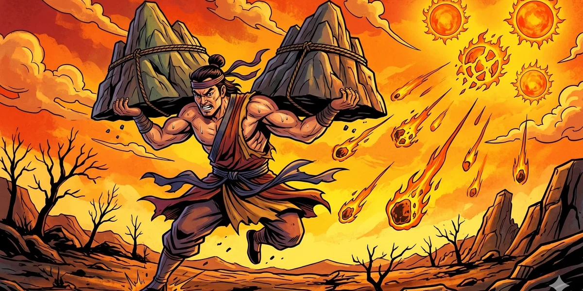 Yang Oerlang - Cover - Amar Chitra Katha Style