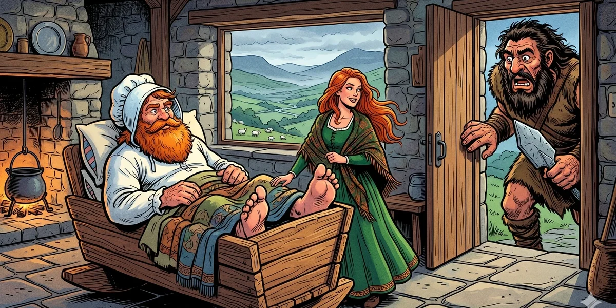 A Legend Of Knockmany - Cover - Amar Chitra Katha Style