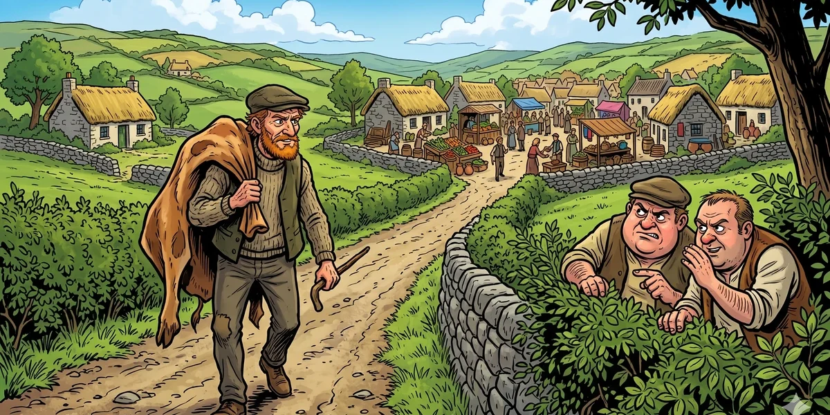 Hudden And Dudden And Donald O'Neary - Cover - Amar Chitra Katha Style