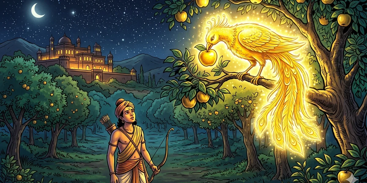 The Greek Princess and the Young Gardener - Cover - Amar Chitra Katha Style