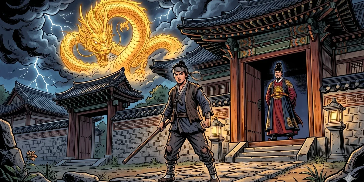 Hong Kil Tong - Cover - Amar Chitra Katha Style