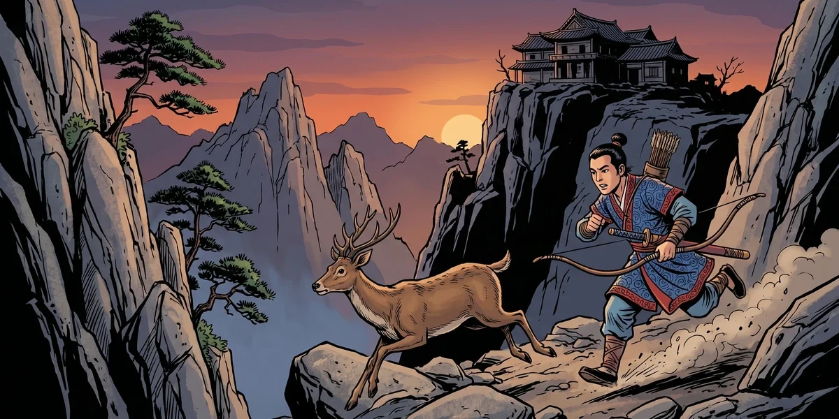 Im, The Hunter - Cover - Amar Chitra Katha Style