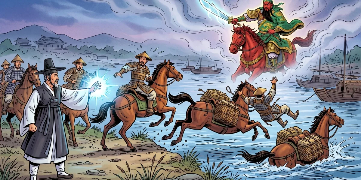The Magic Invasion Of Seoul - Cover - Amar Chitra Katha Style