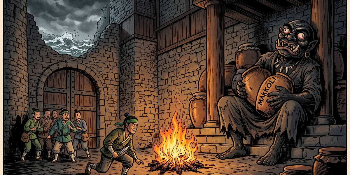 The Man Who Lost His Legs - Cover - Amar Chitra Katha Style