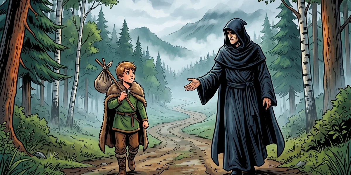 The Widow’s Son - Cover - Amar Chitra Katha Style