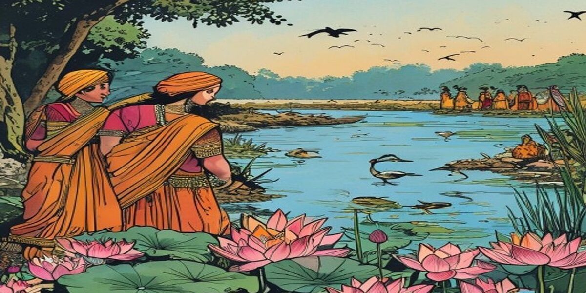 Lion Who Took A Woman’s Shape - Indian Folk Tales