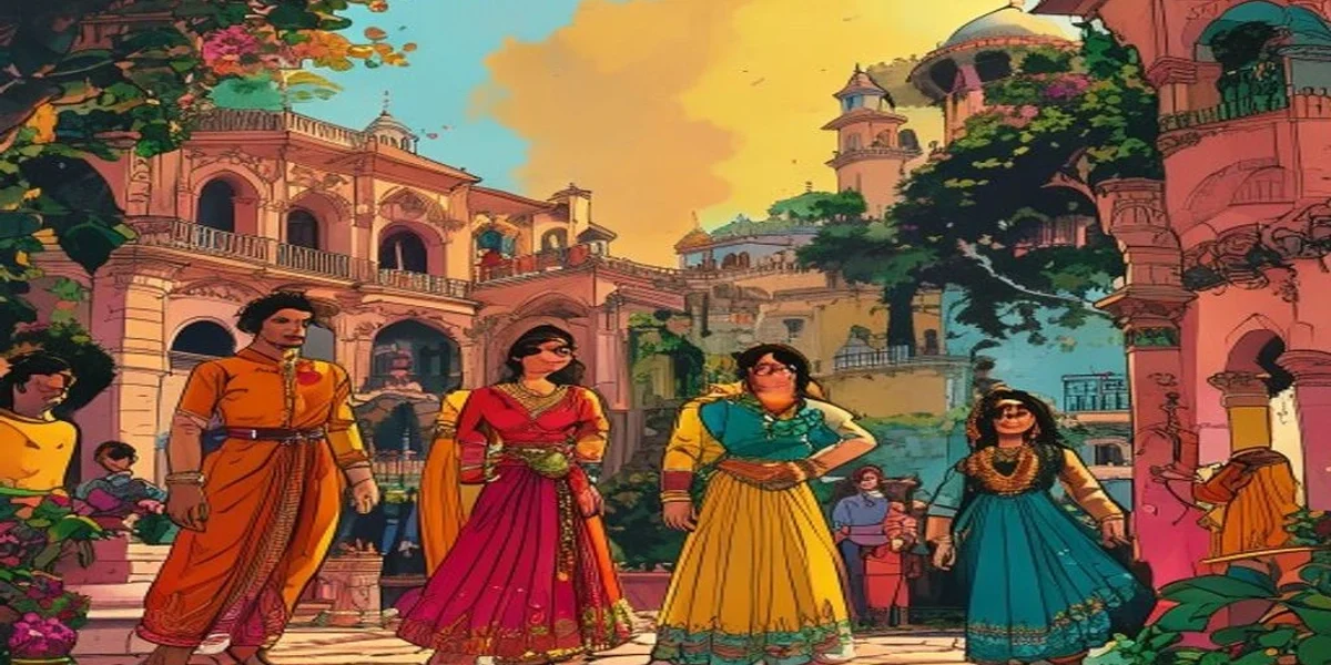Rapunzel: Love, Freedom, and the Power of Truth - Cover - Amar Chitra Katha Style
