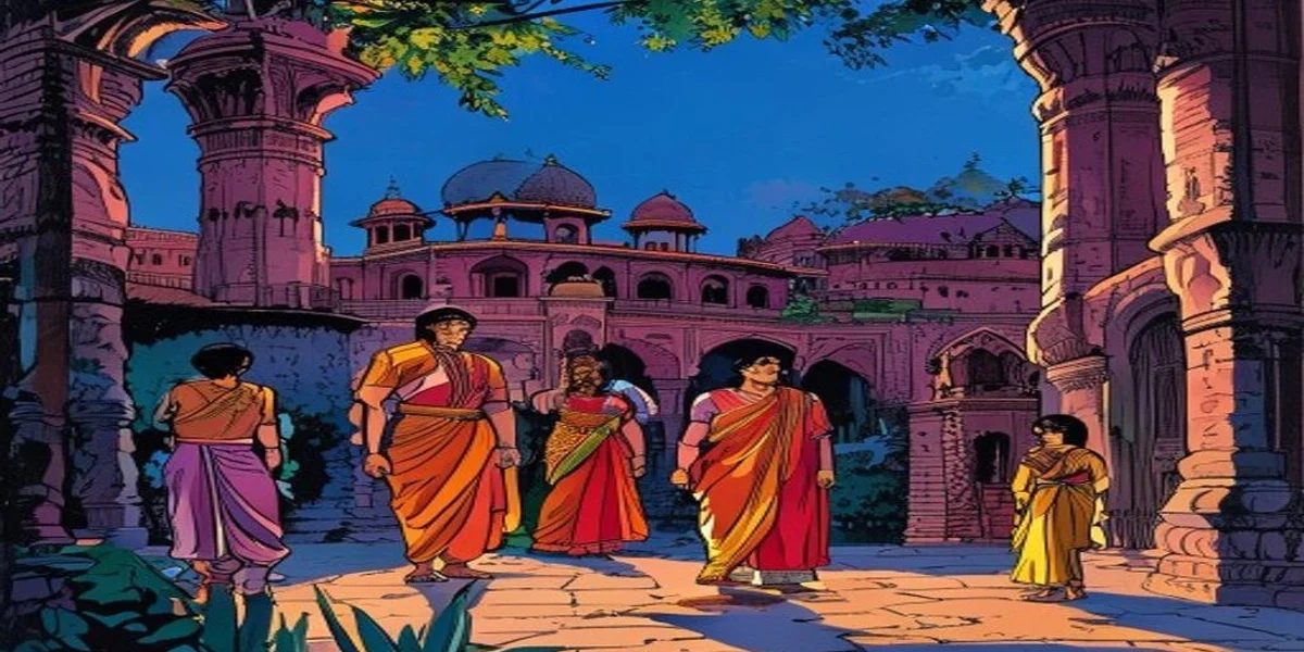 Hansel and Gretel - Cover - Amar Chitra Katha Style