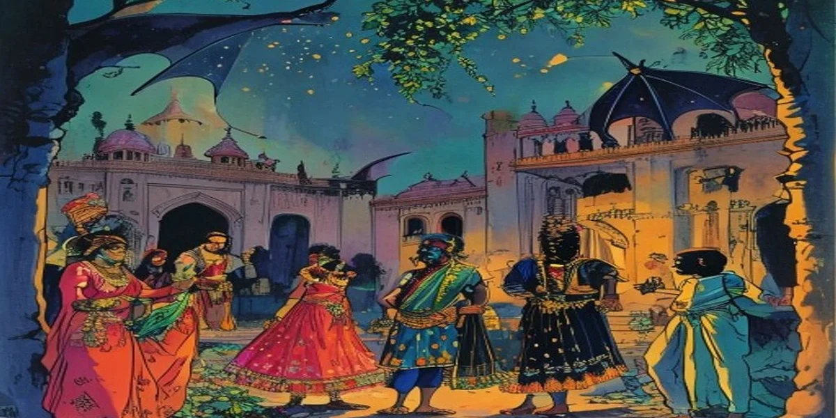 The Goblin’s Magic Bat (Dokkaebi) - Cover - Amar Chitra Katha Style