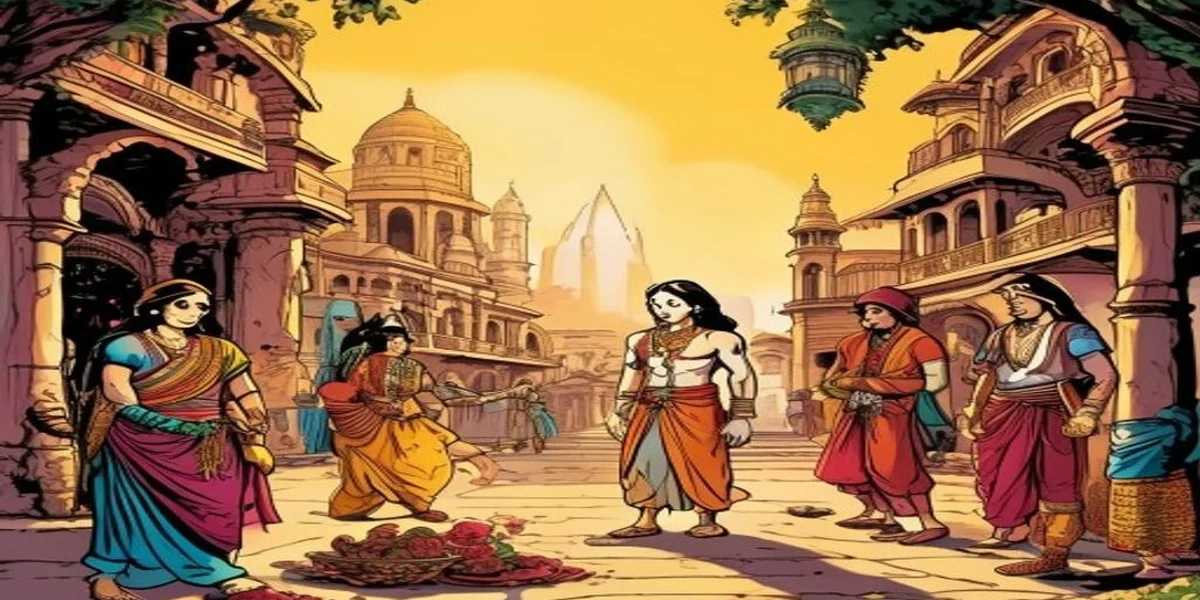 The Rabbit’s Liver - Cover - Amar Chitra Katha Style