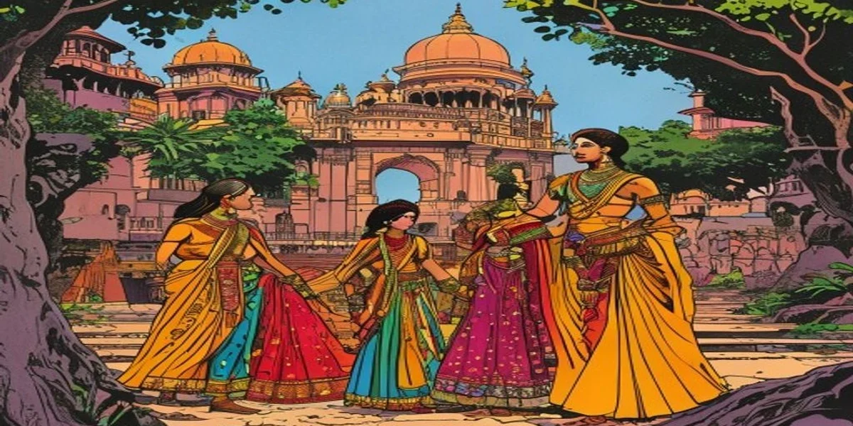 The Golden Deer of the Forest - Cover - Amar Chitra Katha Style