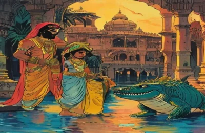 Sura and Baya: The Shark and the Crocodile