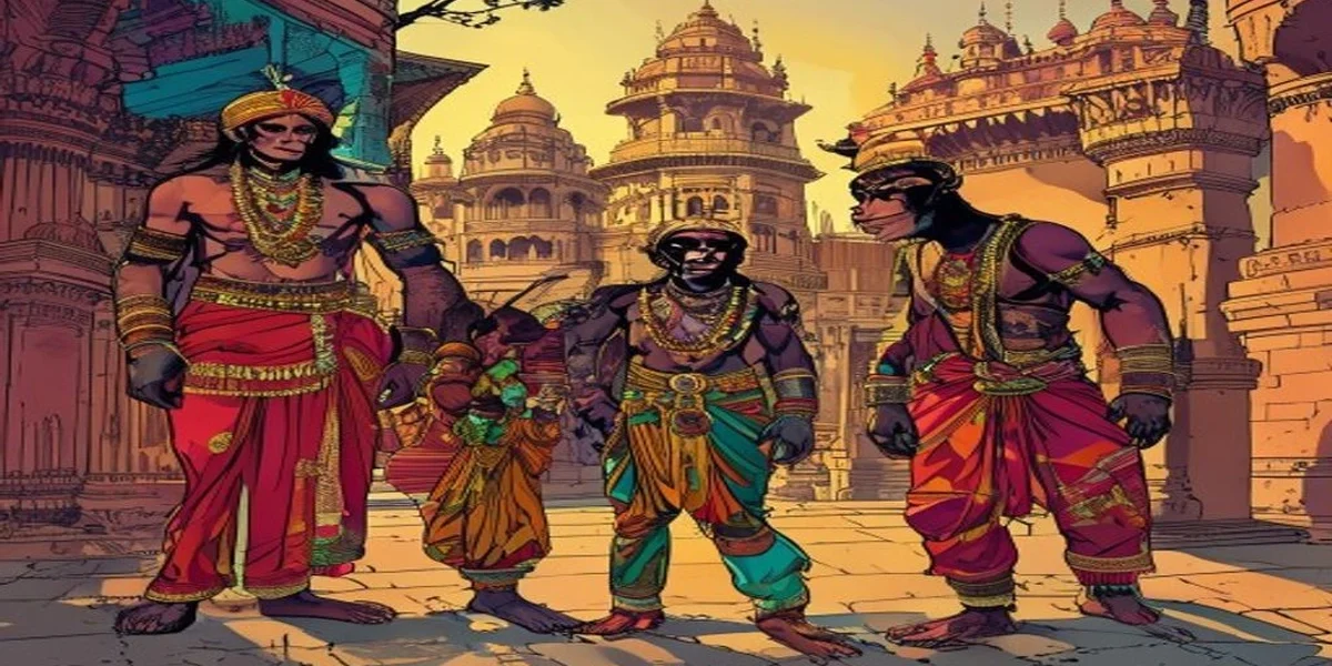 The Wedge-Pulling Monkey - Cover - Amar Chitra Katha Style