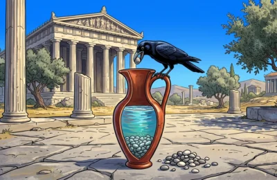 The Crow and the Pitcher