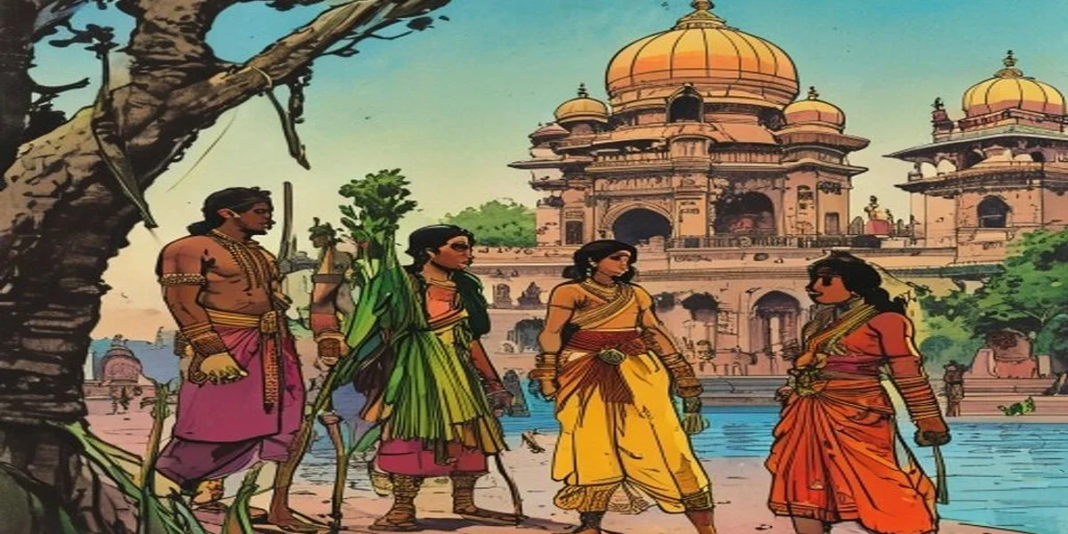 The Oak and the Reed - Cover - Amar Chitra Katha Style