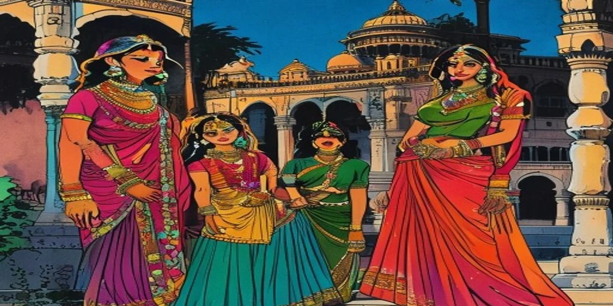 The Clever Wife - Cover - Amar Chitra Katha Style