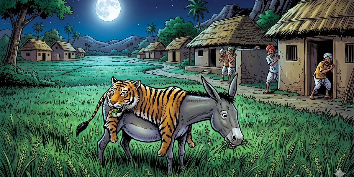 The Donkey and the Washerman - cover