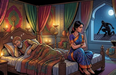 The Old Man, his Young Wife, and the Thief