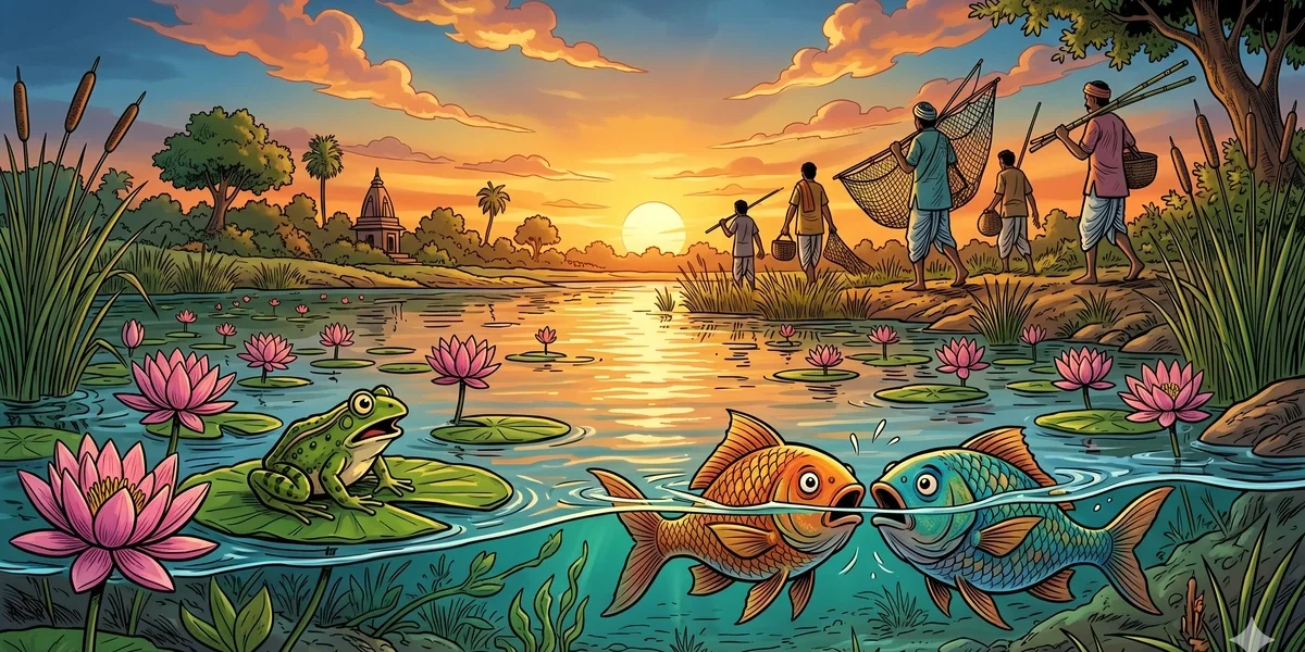 The Tale of Two Fishes and a Frog - Cover