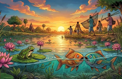 The Tale of Two Fishes and a Frog