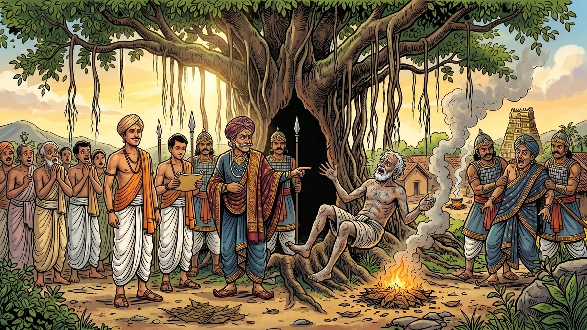 The judges rendering judgment as Papabuddhi stands convicted and Dharmabuddhi receives back what was taken