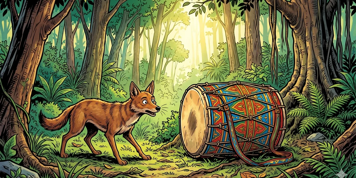 The Story of the Jackal and the Drum - Cover