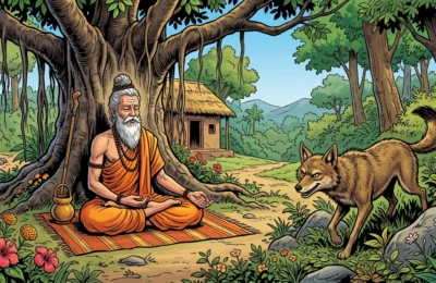 The Story of the Jackal and the Sanyasi