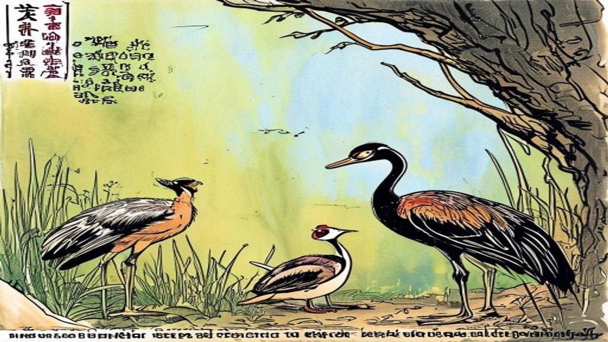 The mongoose at the base of the banyan tree has killed the snake and now begins to climb toward the cranes nesting above