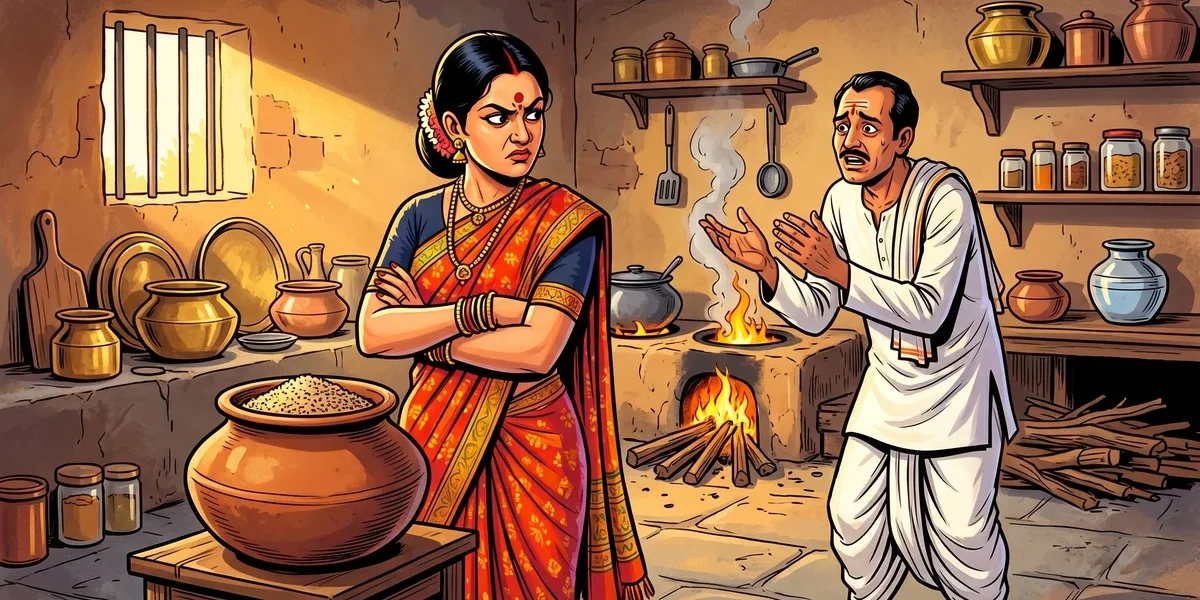 Shandili and Sesame Seeds - Cover - Amar Chitra Katha Style