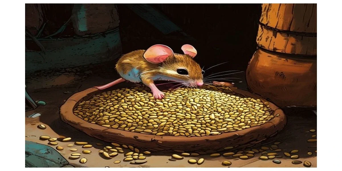 Shandili and the Sesame Seeds - Amar Chitra Katha Style Cover