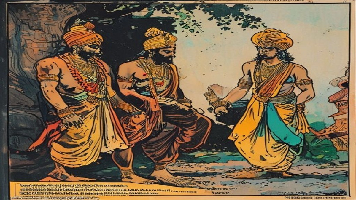 One of the crooks speaks to the brahmin with the bearing and vocabulary of a scholar, his performance of legitimate identity indistinguishable from genuine scholarship to the brahmin who has no basis for seeing through it