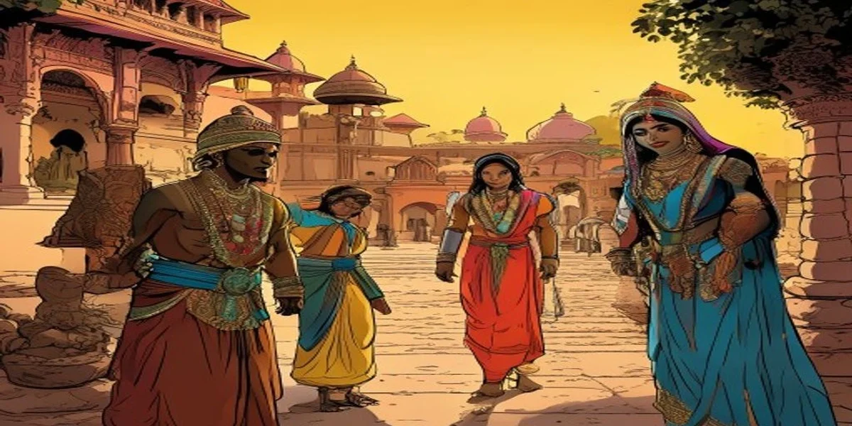 The Story of the Dog in a Foreign Country - Cover - Amar Chitra Katha Style