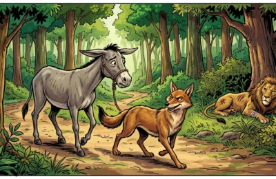 The Lion and The Foolish Donkey