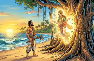 The Story of Mantharaka, the Weaver