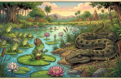 The Story of the Frogs and the Old Serpent